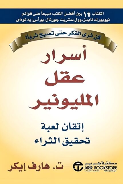 غلاف كتاب أسرار عقل المليونير – دليل عملي يساعدك على تطوير عقلية الثراء وتحقيق الحرية المالية بأسلوب بسيط وفعال.